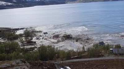 Landslide in Alta, Norway