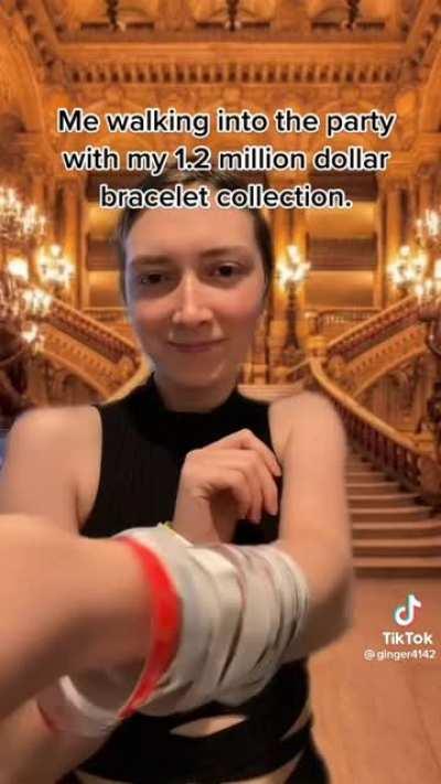 1.2 million dollar bracelet collection