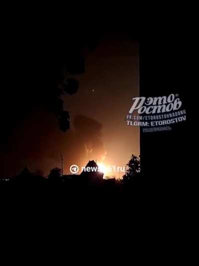 Burning oil depot in Rostov region, day 4 - another one tank exploded at night