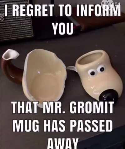 Rest in dead Gromit