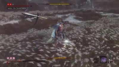 Isshin the Sword Saint is one of the greatest boss fights. It's tough but fair and very satisfying to the end of the battle. A true compliment to its own unique combat system.