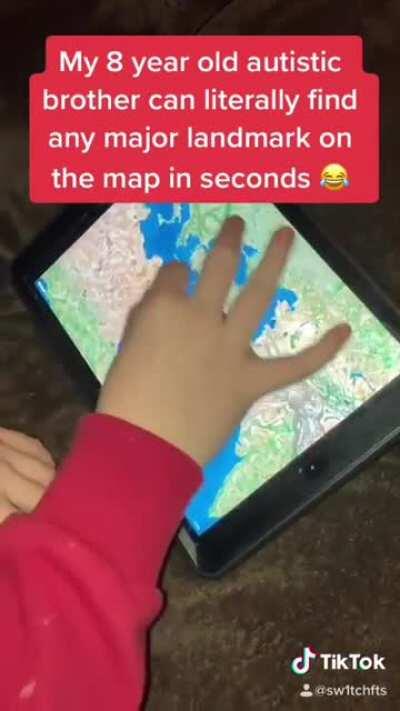 My 8 Year Old Brother is a Map Wiz