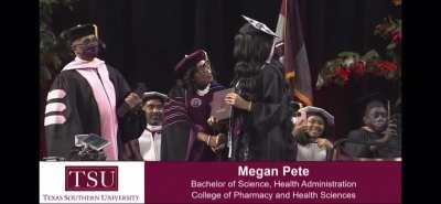 Congrats Meg!! An educated hottie.