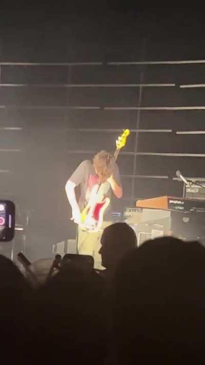 Hereâs a clip of Jonny working that bass like a cello (St Augustine) 