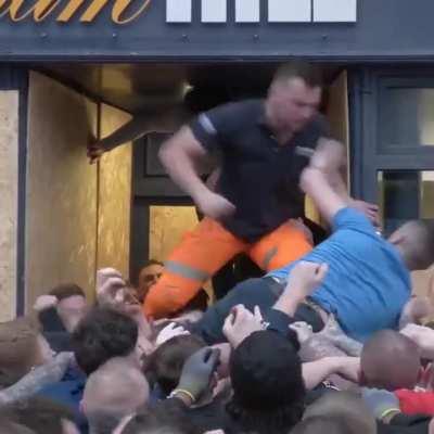 The annual Atherstone ball game takes place today