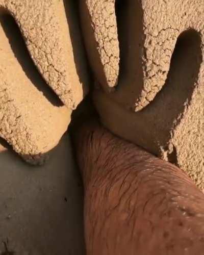 So satisfying sand ...