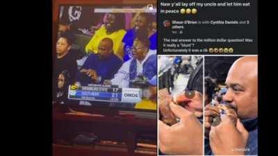 Done Seen It All: People Thought This Man Was Rolling A Blunt On National TV At A Football Game But What He Was Actually Doing Was Crazier Than That!