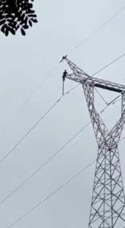 HMFT after I climb a Transmission Tower