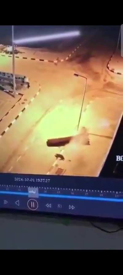 Man got crushed by an Iranian missile 