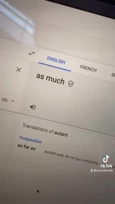 The French language has many words that sound similar