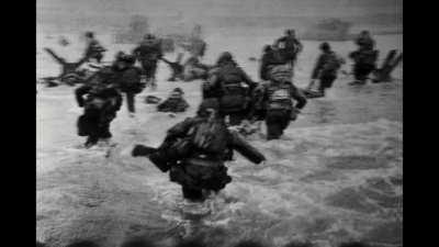 Footage and pictures from the Normandy landing. 6 June 1944