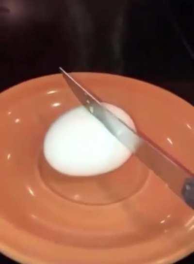 Microwaving a hardboiled egg