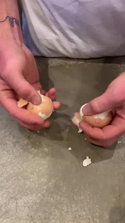 Best hard boiled eggs ever. ASMR for those interested.