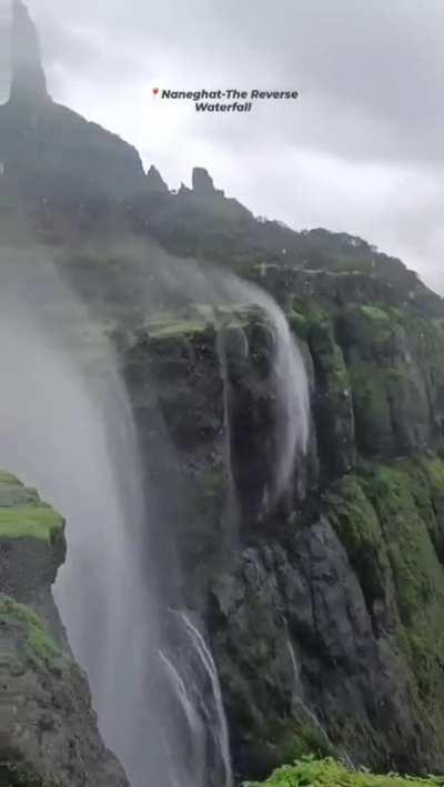 ð¥ reverse waterfall during monsoon 