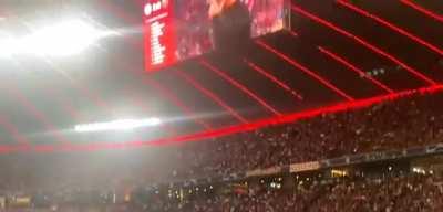 Bayern fans chanted &quot;Who the fuck is Barcelona, hey hey&quot; at yesterday's match
