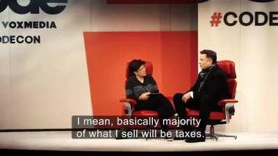 Elon Musk opens up the truth about taxes and media manipulation.