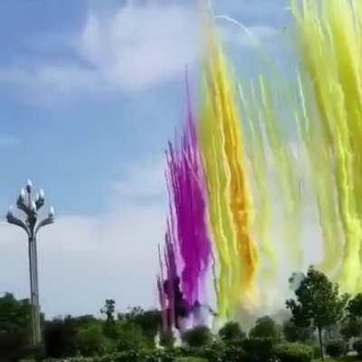 No idea what these “Colorful Explosions” are for or what they represent, if anything, but they are definitely interesting