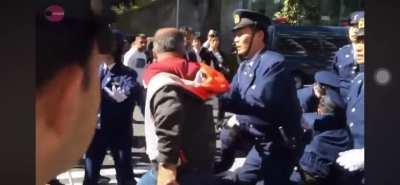 7 people taken to hospital after brawls near Turkish Embassy in Tokyo