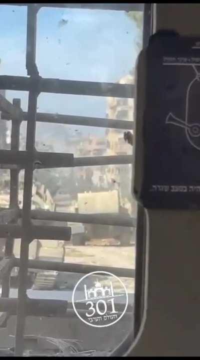 Israeli artillery(?) in El Shati, gaza