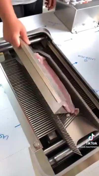 Tool for slicing fish.