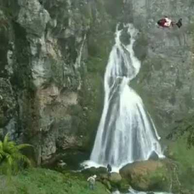 Lady in a Dress waterfall