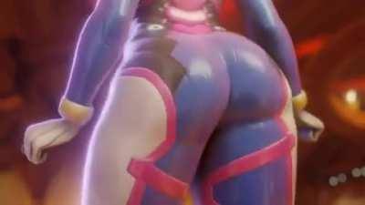 Thicc D.va Shakes Her Ass
