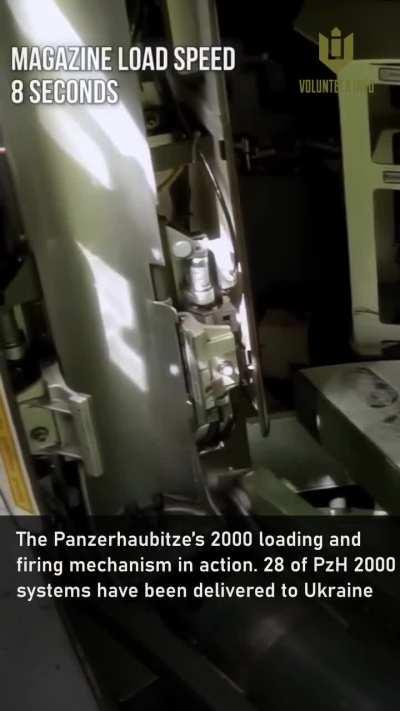 The process of loading the PzH2000.This state-of-the-art weapon provides a significant advantage to the Armed Forces of Ukraine on the battlefield. Artillery support is an extremely important component in supporting our units during the liberation of deoc