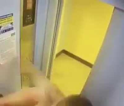 Just your everyday elevator trip in Russia