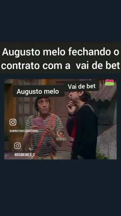 Augusto Melo fechando os contratos com as Bets