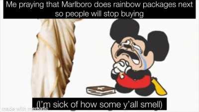 Cig stench is gross