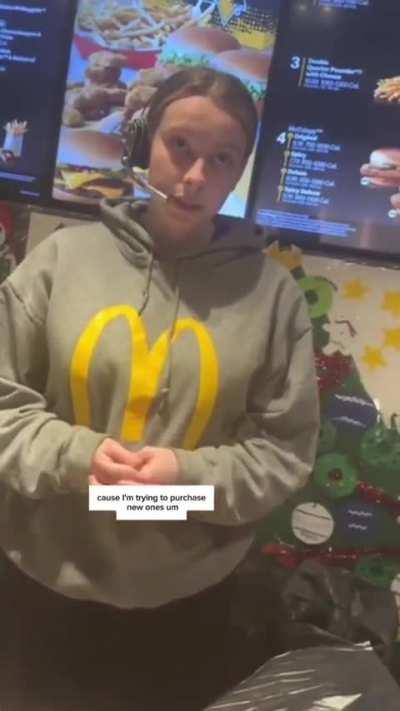 McDonald's customer demands fresh fries