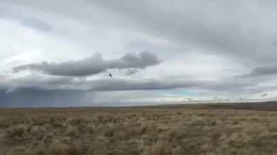 The A-10 Thunderbolt passing over. [640×360]