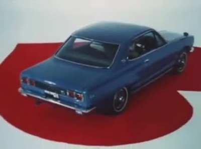 Hakosuka GT-X commercial from the 70s