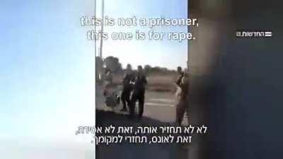 Hamas deciding who's to be raped and who's to be taken hostage