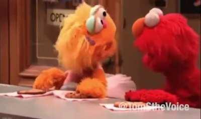 Elmo don't care Sally