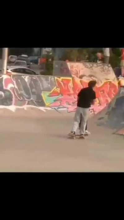 Dope Skater Guy avoids a little Accident