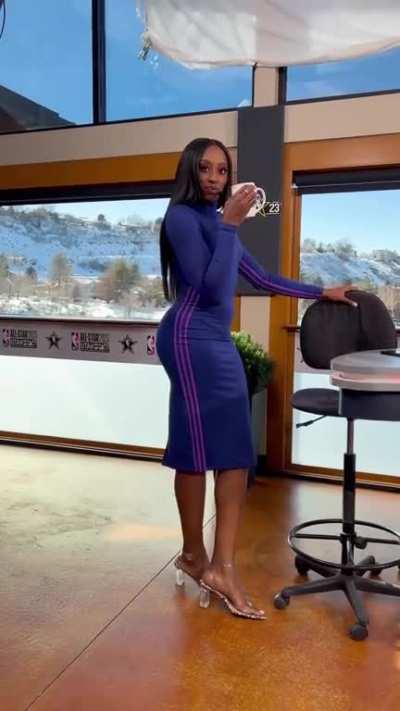 Chiney Covering the All-Star Game in Utah | 16 February 2023 IG Post