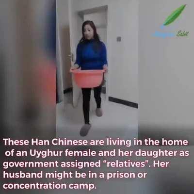 Uyghur women being forced to serve Han Chinese