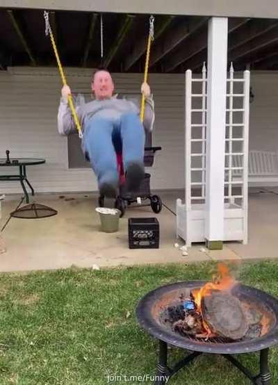 To ride a swing