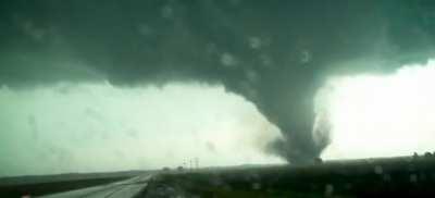 Storm Chaser Scott Peake captures Twin Pilger Tornados wreaking havoc across Nebraska