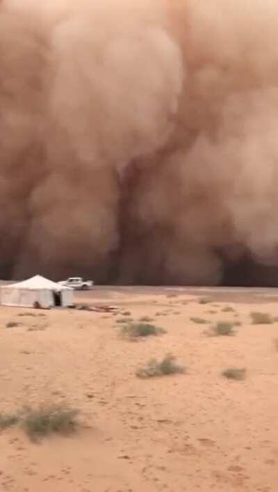 Dust Storm Approaching Kuwait