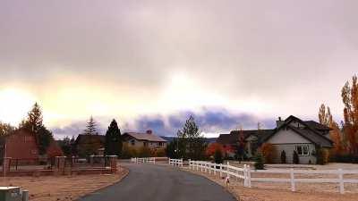 I just wanted a Timelapse of these incredible clouds, but Hank gonna Hank.