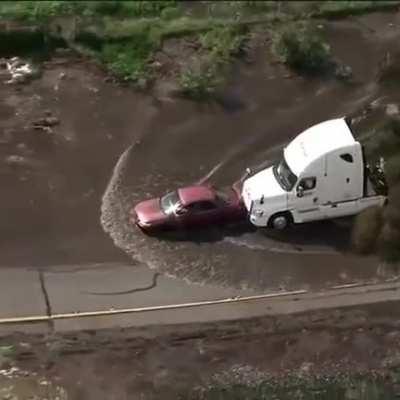 Taking 5 minutes to save someone hundreds of dollars in recovery/damage after being caught in flood waters.