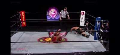 (NJPW LionsBreak Collision Spoiler) Karl Fredericks has officially perfected the Dropkick!