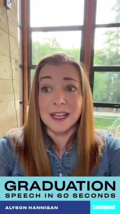 Alyson Hannigan has a special message for the class of 2020. She is so adorable 😊