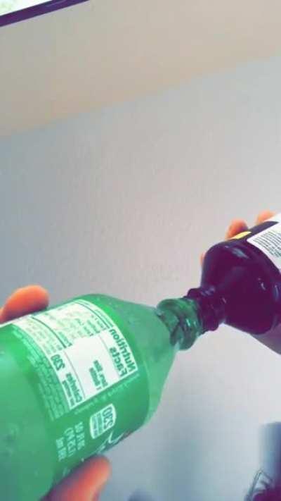 Niggas be hating on green but they stupid fa that we sipping to get high not have a cool color ain’t no punk sipping it’s nostrum it’s got codeine and real suppers know normal Promethazine don’t sit at the bottom it floats up 😂 nostrum in a pint bottle fo