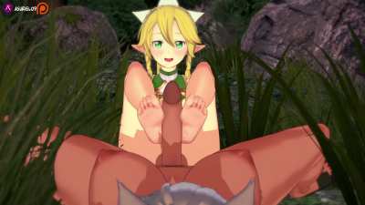 Leafa footjob &quot;oc&quot;