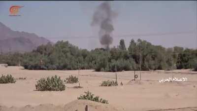 Ansarollah publish footage of a repelled attack by the Giant brigades + Hadi forces on Harib, 19/01/2022.