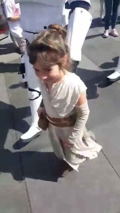 The bastards arrested a future jedi at Disney Land.