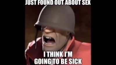 Soldier is sick